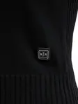Жилет с ребристым логотипом Armani Exchange, черный - фото 4