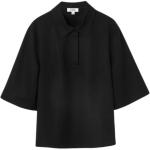 Рубашка поло женская черная Cos - фото