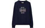 Свитшот женский TORY BURCH, синий - фото 3