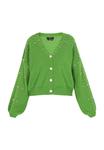 Вязаный кардиган faina, цвет Neon green - фото