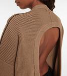 Хлопковый свитер Peter Do, серый - фото 5