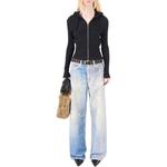 Джинсы Boyfriend с эффектом потертости OUR LEGACY, синий - фото 6