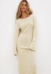 Платье NA-KD Jumper dress, Beige - фото 4
