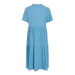 Платье Vila Kawa short sleeve midi, синий - фото 4