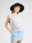 Вязаный топ TOPSHOP, Light grey - фото 2