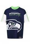 Рубашка Recovered NFL Seahawks Seattle Cut and Sew Oversized, синий - фото