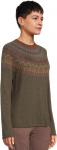 Свитер Royal Robbins Women's Westlands Fairisle Crew, Everglade Heather Monarch Pattern - фото 2