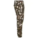 Брюки карго Urban Classics Geometric Camo Stretch Twill Mid Waist, зеленый - фото 6