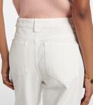 Прямые брюки из хлопчатобумажной ткани Chloé, Iconic Milk - фото 5