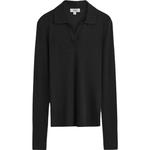 COS Женская черная поло - фото