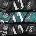 Зеленая игровая майка Nike Youth Philadelphia Eagles DeVonta Smith #6 - фото 2