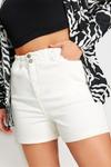 Эластичные джинсовые шорты Yours, белый - фото 4