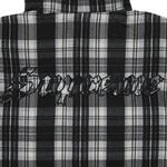 Рубашка Supreme Printed Hooded Flannel Shirt, черный - фото 3