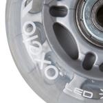 Детские колеса для роликовых коньков диаметром 70 мм, 80 А с подсветкой и подшипниками для двойной упаковки FIT3 Oxelo - фото 5