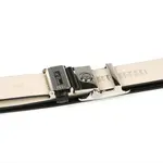 Кожаный ремень Anthoni Crown с контрастной строчкой, черный - фото 2