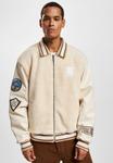 Бомбер Chaquetas Karl Kani OG TEDDY COLLEGE, кремовый - фото