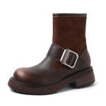 Ботильоны женские Yeezyy Reezy, Brown - фото