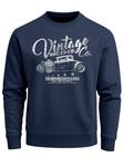 Neverless Свитшот 'Vintage Car' в цвете Navy - фото