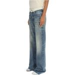 Джинсы с принтом Numbers MM6 Maison Margiela, синий - фото 5