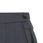 Шорты плиссе Brunello Cucinelli, серый - фото 8