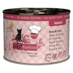 Рагу для кошек с лососем и дикой уткой Catz Finefood, 24 х 190 г - фото 10