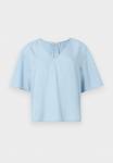 Блуза TOM TAILOR DENIM V NECK, Light Stone Bright Blue Denim/Light-Blue Denim - фото 5