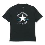 Футболка men's printing short sleeve black Converse, черный - фото