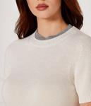 Свитер из шерсти Pinko SAVANNAH Slim Fit, экрю - фото 4