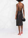 Giuseppe Di Morabito платье миди на бретелях, черный - фото 6