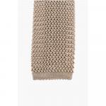 Вязаный галстук с люрексом Corneliani, черный - фото 2