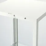 Шкаф со стеклянной дверью, белый, 35x32x151 см, BLÅLIDEN IKEA - фото 6