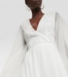 Свадебное платье из тюля Costarellos, белый - фото 4