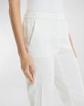 Укороченные узкие брюки без застежек Treeca Theory, цвет White - фото 4