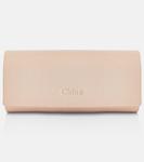 Квадратные солнцезащитные очки A La Plage Chloé, Brown-Gold-Brown - фото 5