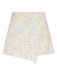 Вышитые юбки-шорты MSGM, белый - фото