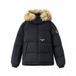 Пуховик унисекс Skechers, черный - фото 2