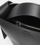 Кожаная мини-сумка через плечо Musubi Acne Studios, черный - фото 3