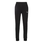 Брюки essentials sweat tracksuit pant 'black white' Puma, черный - фото