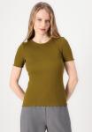 Футболка TOM TAILOR DENIM Basic T-shirt, Warm Moss Green/Green - фото 4