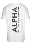 Рубашка с круглым вырезом Alpha Industries "Backprint T", белый - фото 4