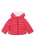 Moncler Enfant пуховик с капюшоном, розовый - фото