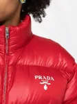 Пуховик Re-Nylon Prada, красный - фото 5