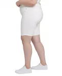 Джинсовые шорты Briella Roll Cuff Plus Size NYDJ, белый - фото 3