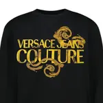 Свитшот с принтом Barocco Logo VERSACE JEANS COUTURE, черный - фото 7
