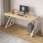 Стол компьютерный 100x60 см, белая рама + темный орех - фото 10