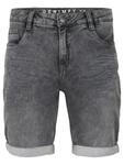 Шорты DENIMFY Short DFAri regular/straight, серый - фото