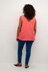 Блуза KAFFE CURVE, коралл - фото 4