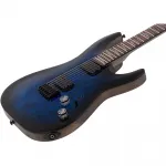 Электрогитара Schecter Guitar Research Omen Elite-6, прозрачный синий градиент - фото 6