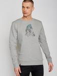Толстовка Animal Walrus в цвете Heather Grey GreenBomb - фото 2
