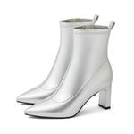 COMELY Ботинки женские Ecru/Silver/Black - фото 10